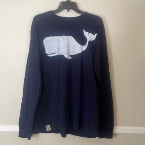 Whale print LS Top
